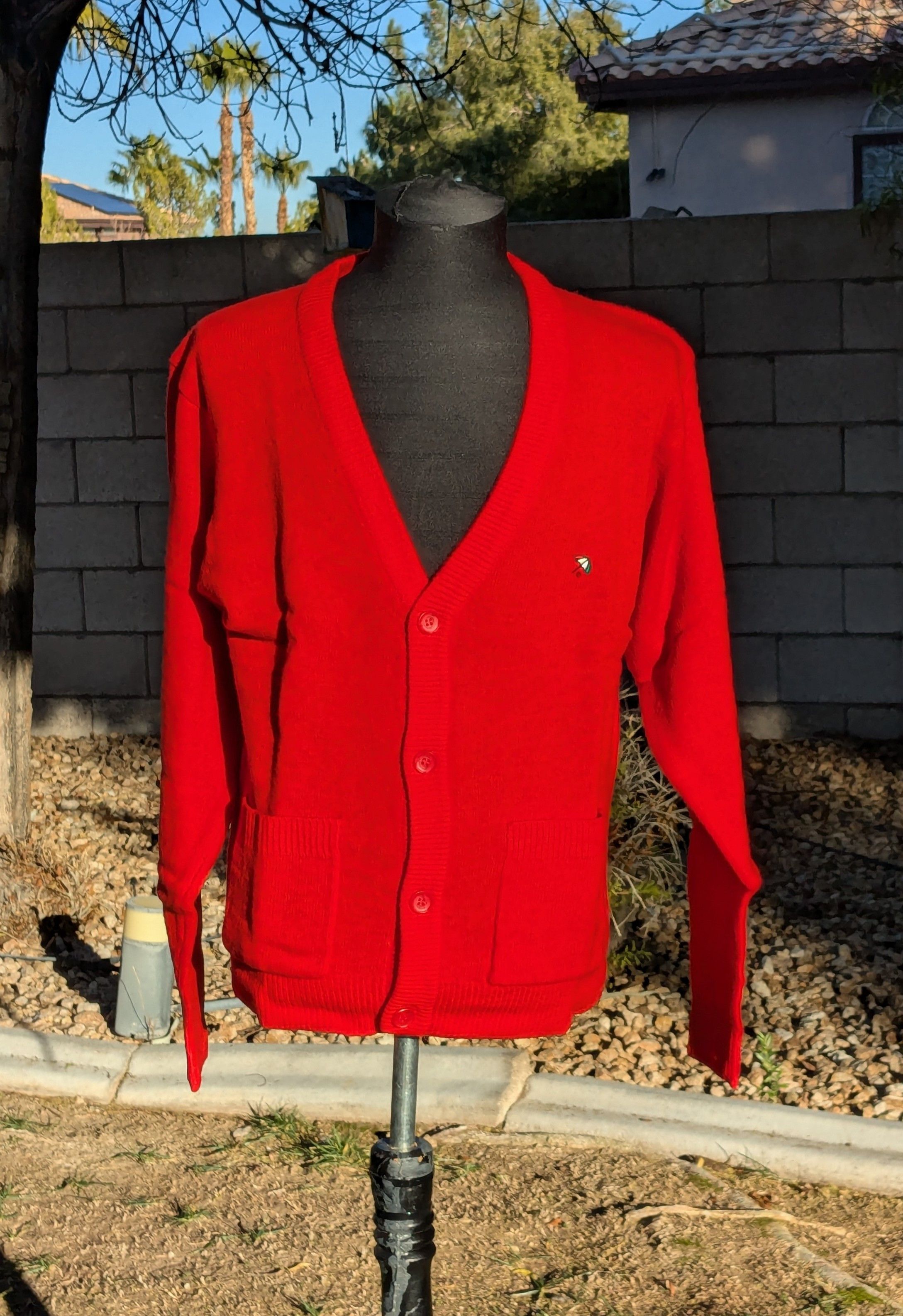 Other VTG Arnold Palmer Woolmark Lambswool Cardigan Sweater Size US M / EU 48-50 / 2 - 1 Thumbnail