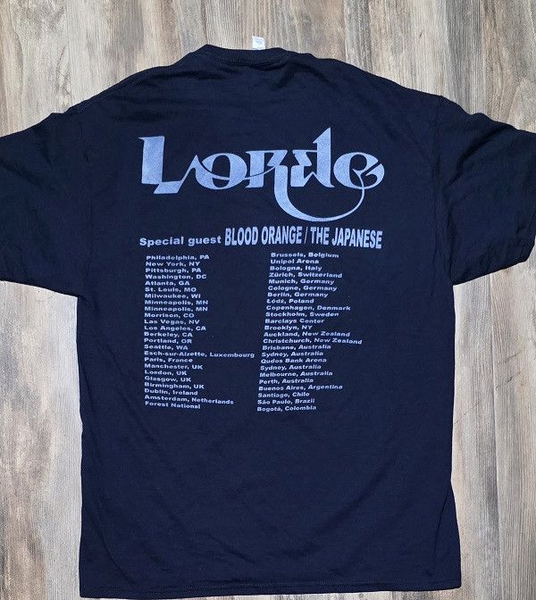 Other Lorde 2025 Ultrasound Tour Shirt Navy Blue Double sided XL Size US XL / EU 56 / 4 - 2 Thumbnail