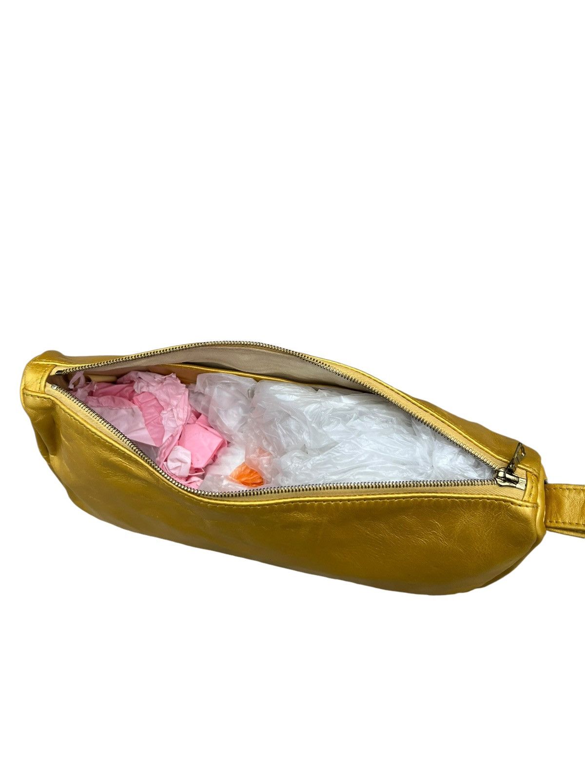 A.P.C. Vintage A.P.C. Patina Leather Yellow Gold Clutch Bag Size ONE SIZE - 17 Thumbnail