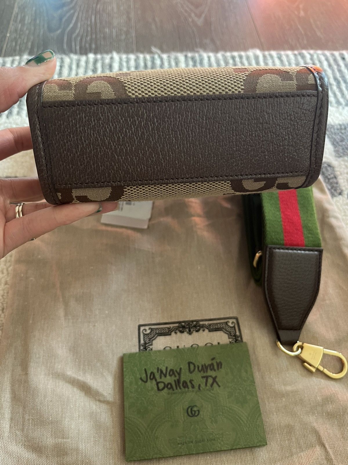 Gucci NWT Jumbo GG Tote Bag with Strap Size ONE SIZE - 2 Thumbnail