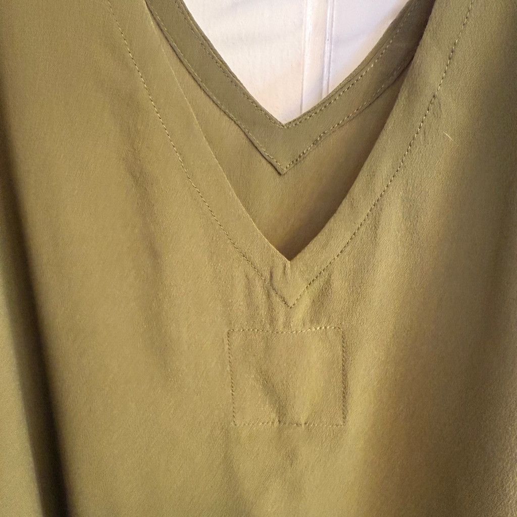 Chaser Brand Women's Chaser Tank dress/top M Olive V tank Size M / US 6-8 / IT 42-44 - 4 Thumbnail