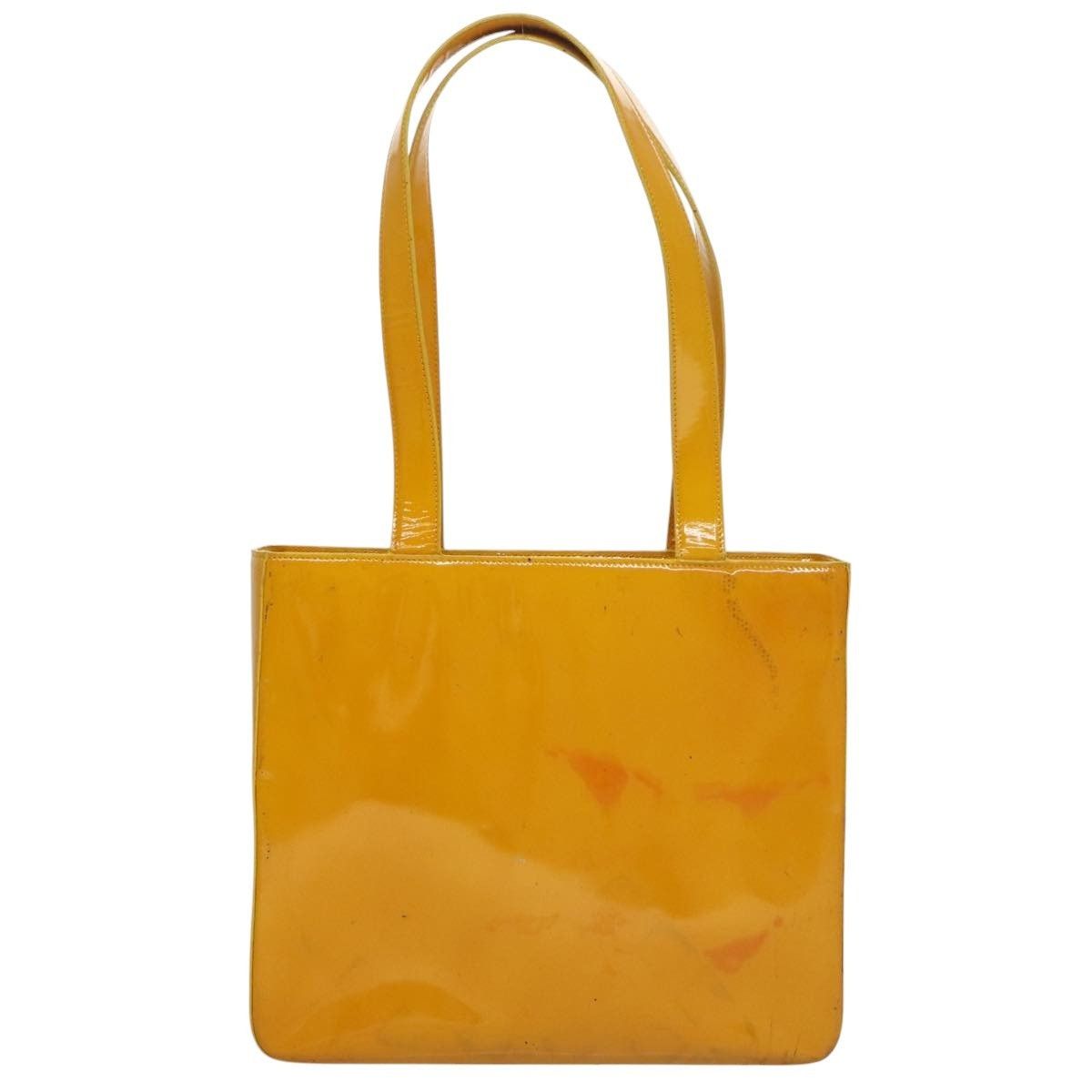 Chanel Chanel Tote Bag Enamel Yellow CC Size ONE SIZE - 2 Thumbnail