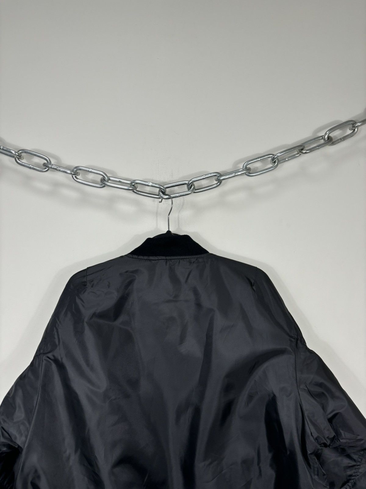 Vintage Vintage MA-1 Black Military Reversible Flight Bomber Jacket Size US XL / EU 56 / 4 - 17 Thumbnail