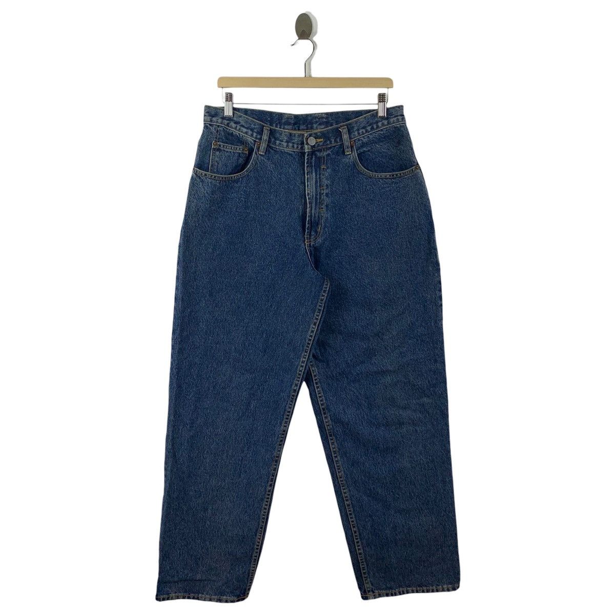 Calvin Klein × Vintage Vintage CALVIN KLEIN Straight cut blue jeans Size US 33 - 1 Thumbnail