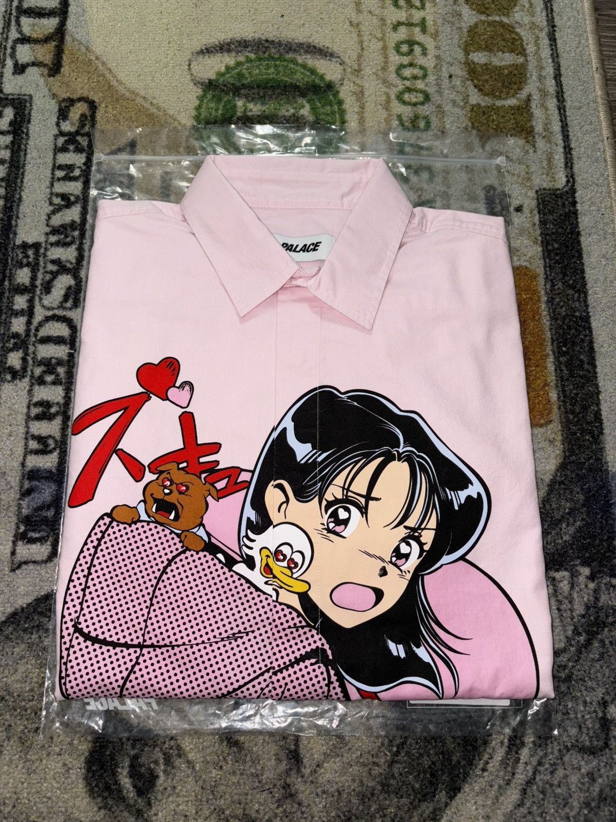 Palace Palace Rear View Button Up Shirt Pink | Grailed