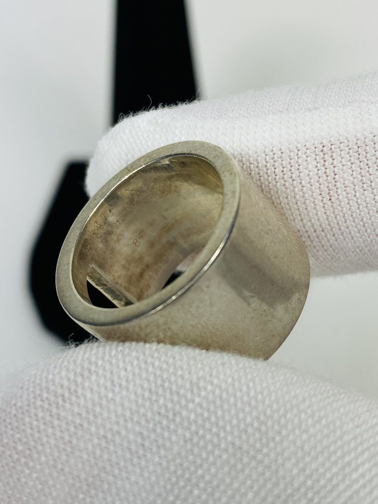 Gucci Gucci .925 Silver G Ring size IT 8 Size ONE SIZE - 4 Thumbnail
