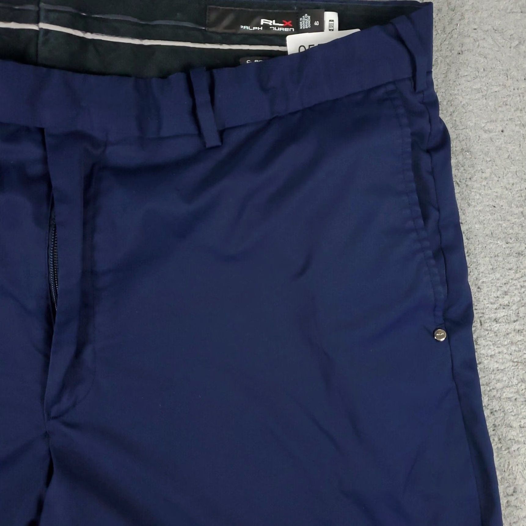Ralph Lauren RLX Ralph Lauren Shorts Mens Size 40 Blue Golf Casual Flat Front Chino Size US 40 / EU 56 - 3 Thumbnail