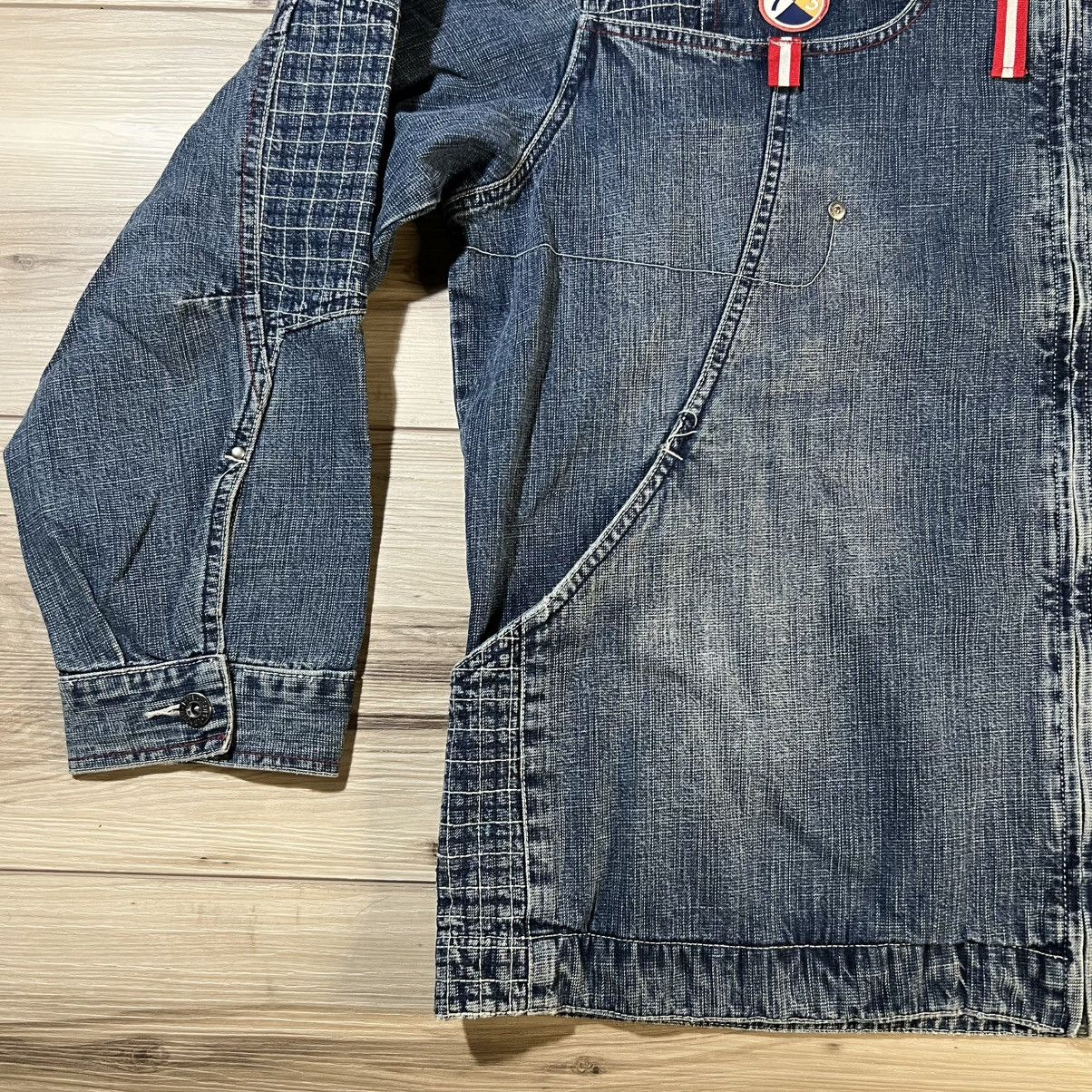 Pepe Jeans Blue Hooded Denim Jean Jacket Size US XL / EU 56 / 4 - 7 Thumbnail