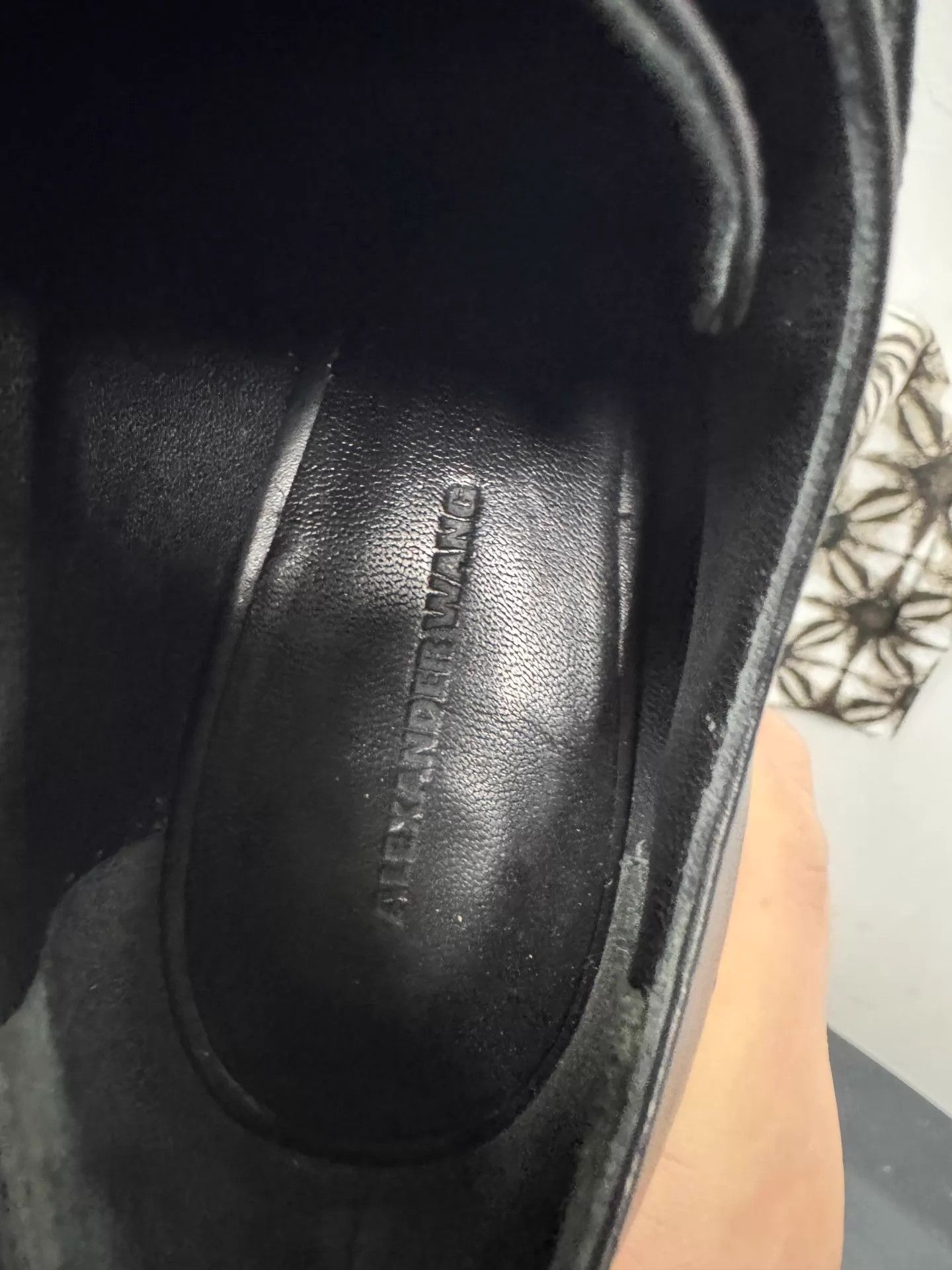 Alexander Wang Alexander Wang Black Pointed Toe Block Heel Velcro 37 Size US 6.5 / IT 36.5 - 3 Thumbnail