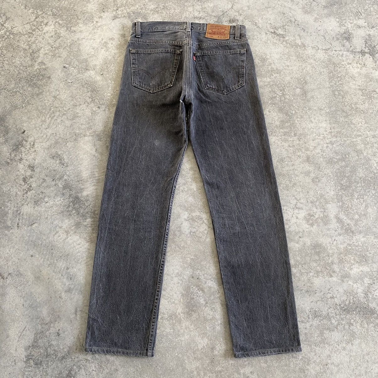 Levi's Vintage 1993 Levi’s 501 Ash Grey Denim Jeans Size US 30 / EU 46 - 2 Thumbnail