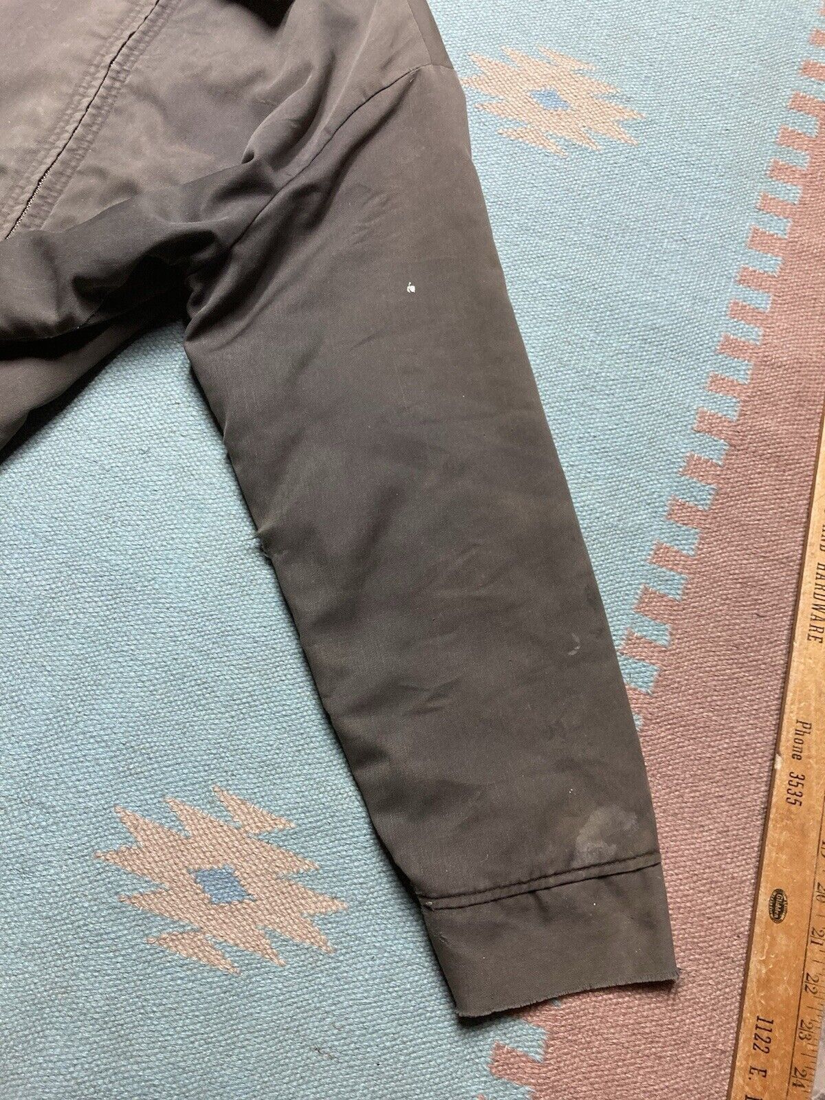 Vintage 60s work jacket zip distressed insulated talon Union made XL Size US XL / EU 56 / 4 - 6 Thumbnail