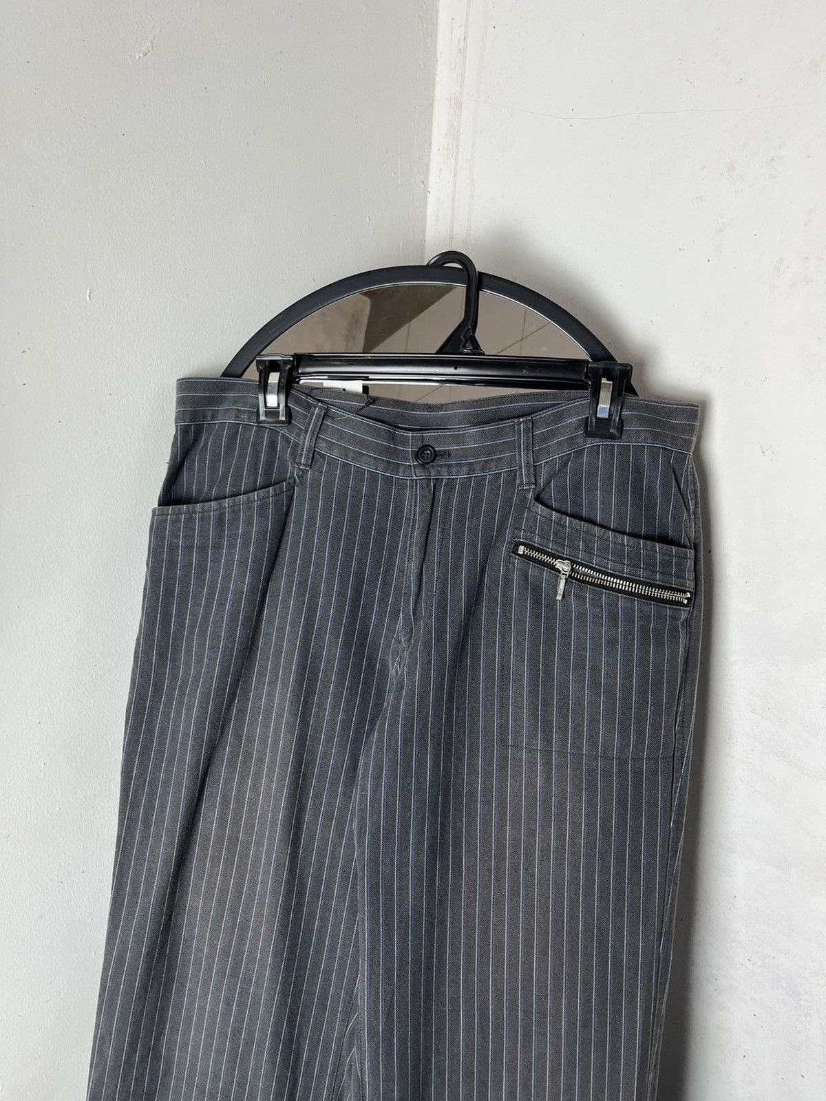 Comme Ca Ism Comme ca ism striped wabash soft jeans /orslow/dior/kapital/ Size US 34 / EU 50 - 2 Thumbnail