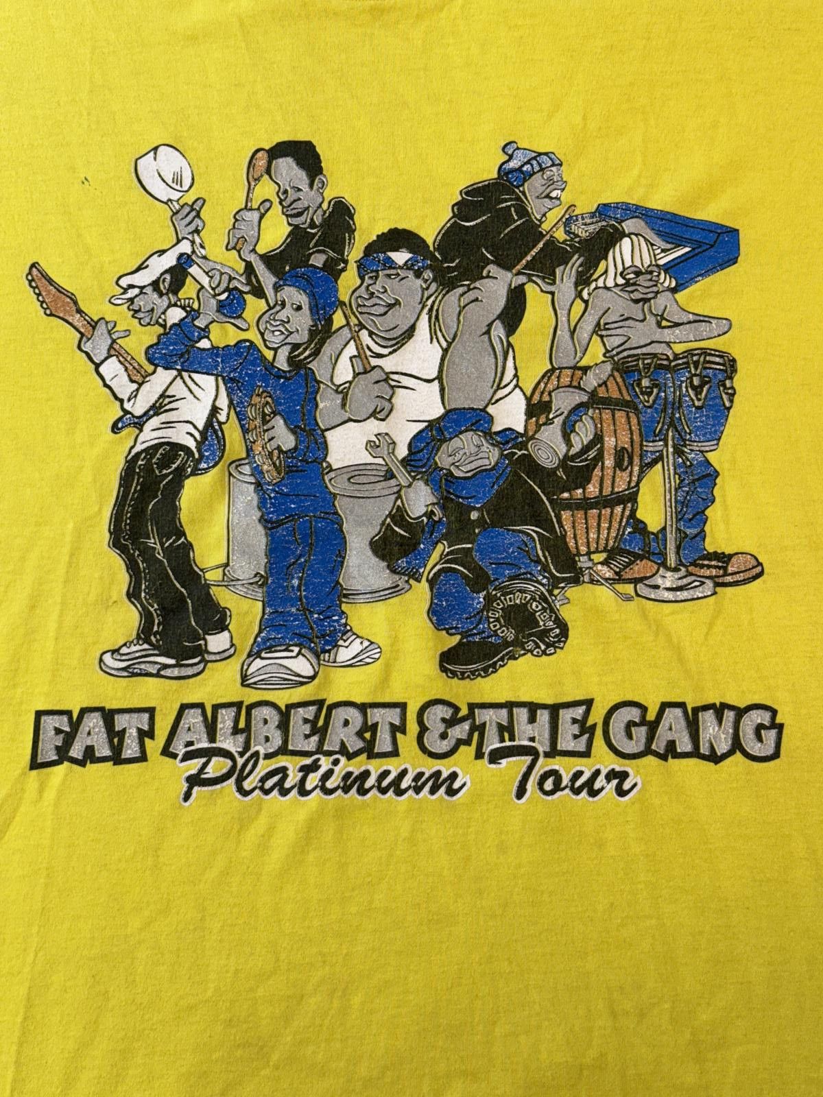 Fruit Of The Loom VTG Fat Albert and the Gang T-shirt Platinum Tour 2001 XL Size US XL / EU 56 / 4 - 4 Thumbnail