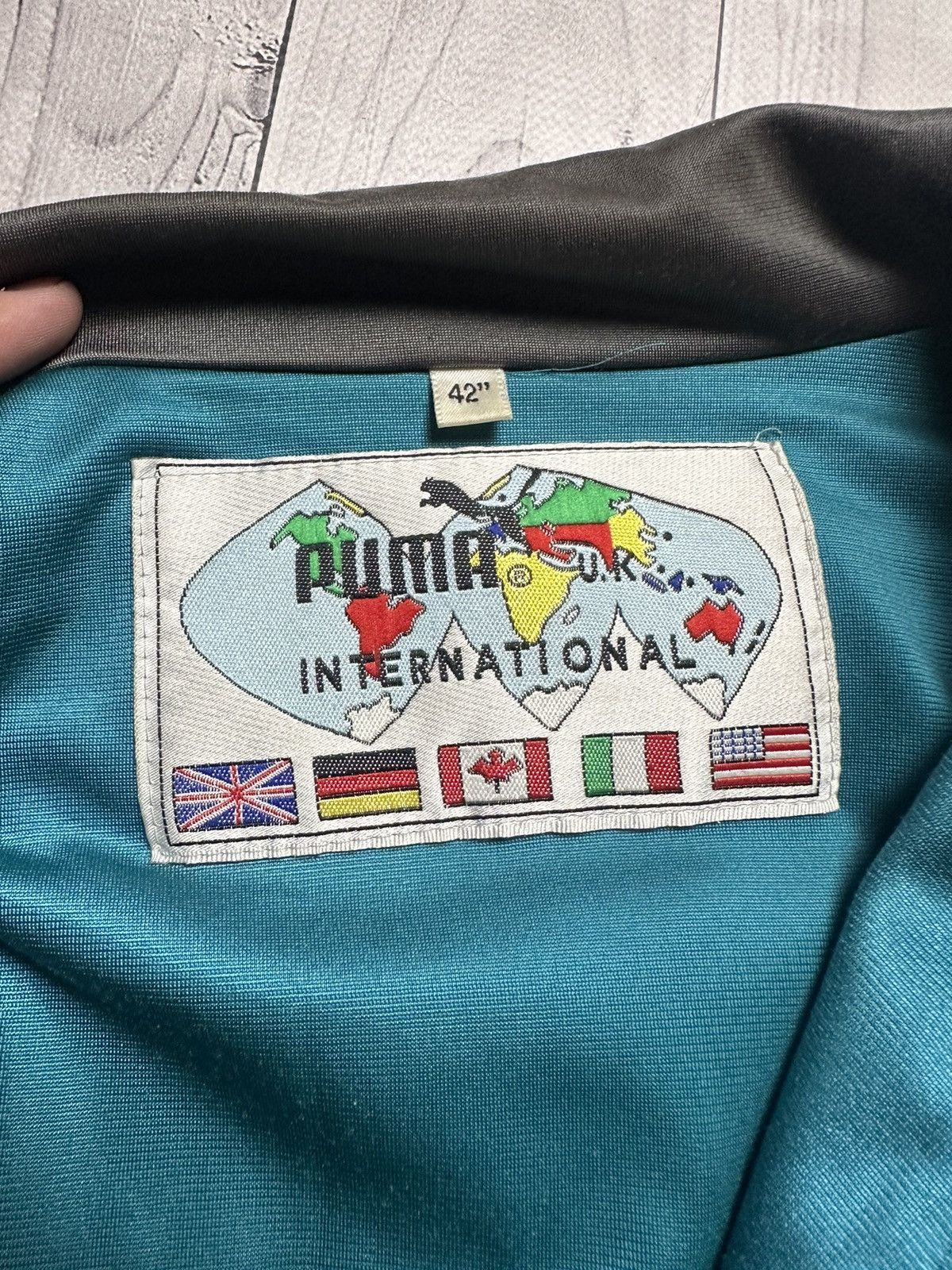 Puma × Vintage Vintage puma Germany track jacket Deutschland size L rare Size US L / EU 52-54 / 3 - 7 Thumbnail
