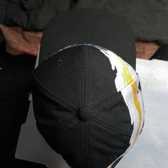 Mitchell & Ness × NHL Mitchell & Ness Pittsburgh Penguins Splash Snap Hat Cap Size ONE SIZE - 5 Thumbnail