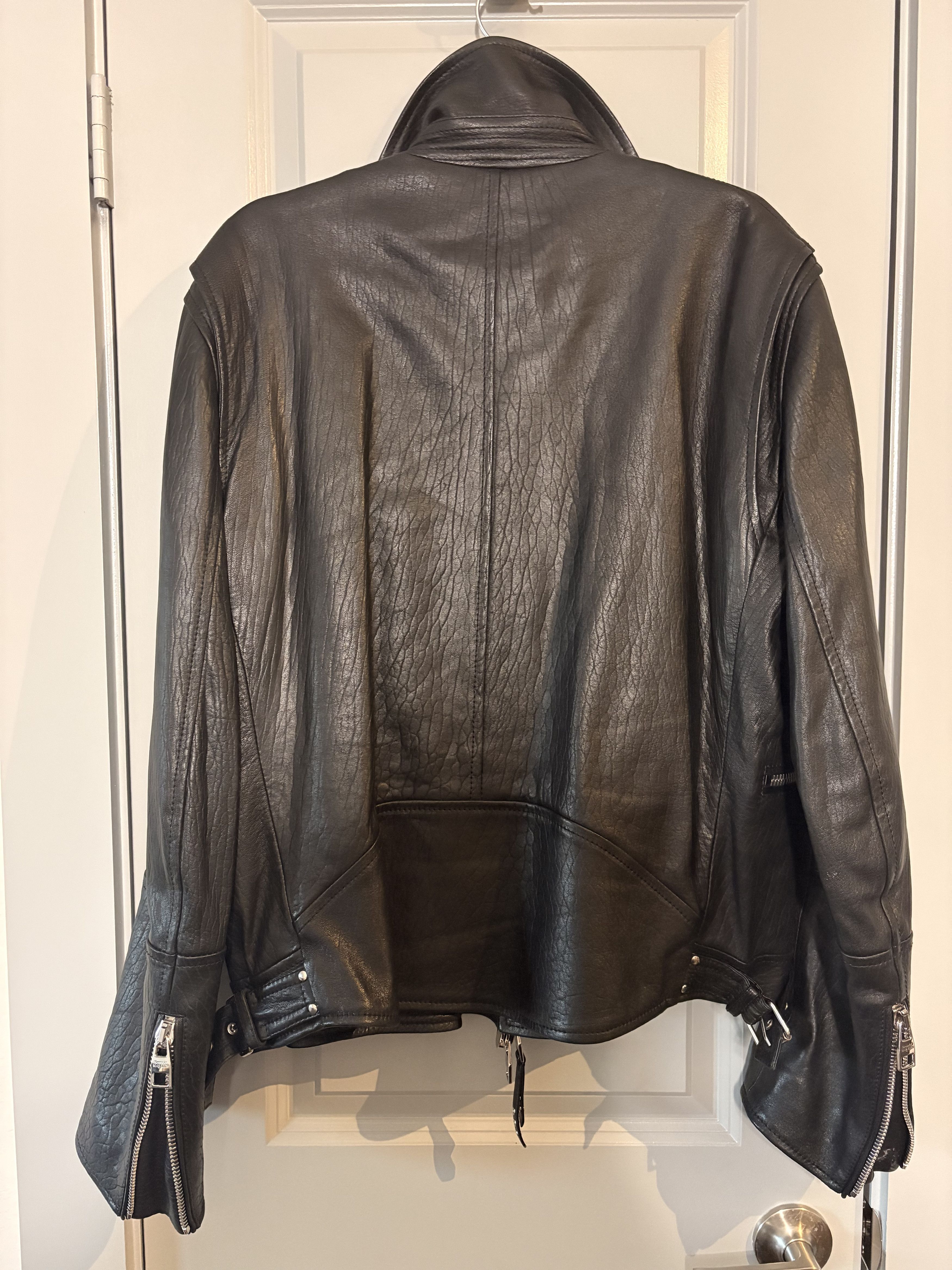 Alexander McQueen Alexandewr McQueen 2024 Classic Leather Biker Jacket Size US L / EU 52-54 / 3 - 5 Thumbnail