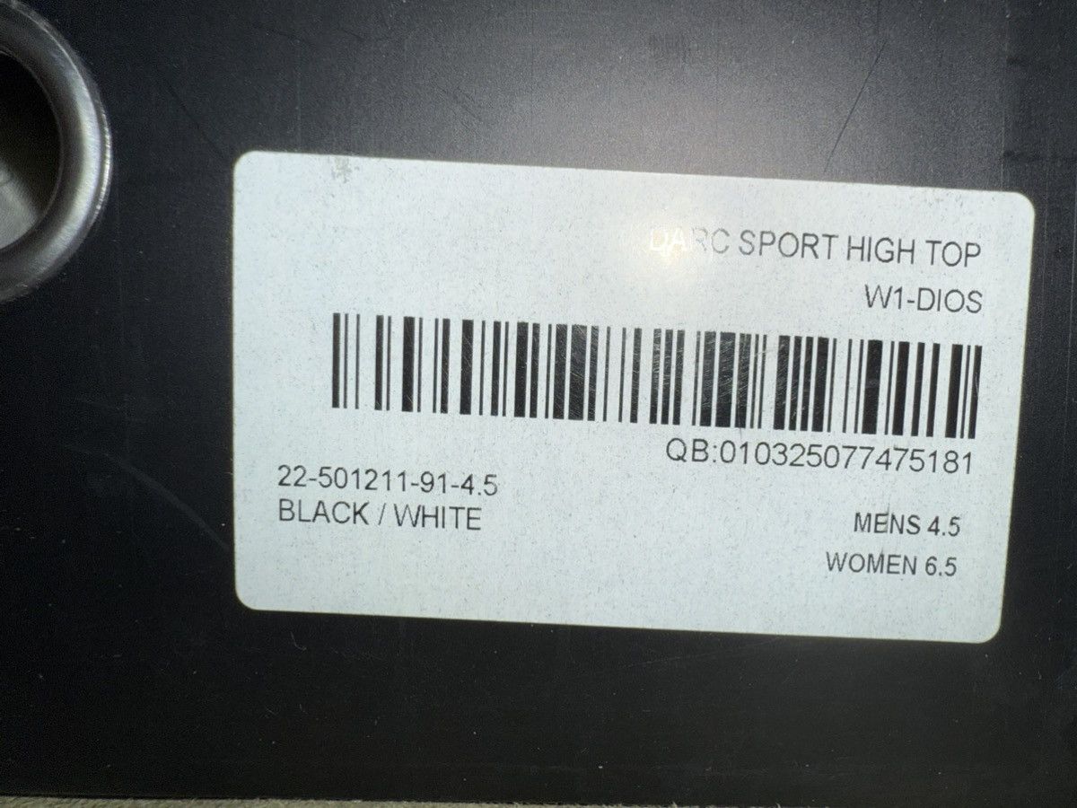 Darc Sport Darc Sport high top 6.5w/4.5m-y, NEW w/ Box & Dust Bag NFGU! Size US 6.5 / IT 36.5 - 6 Thumbnail