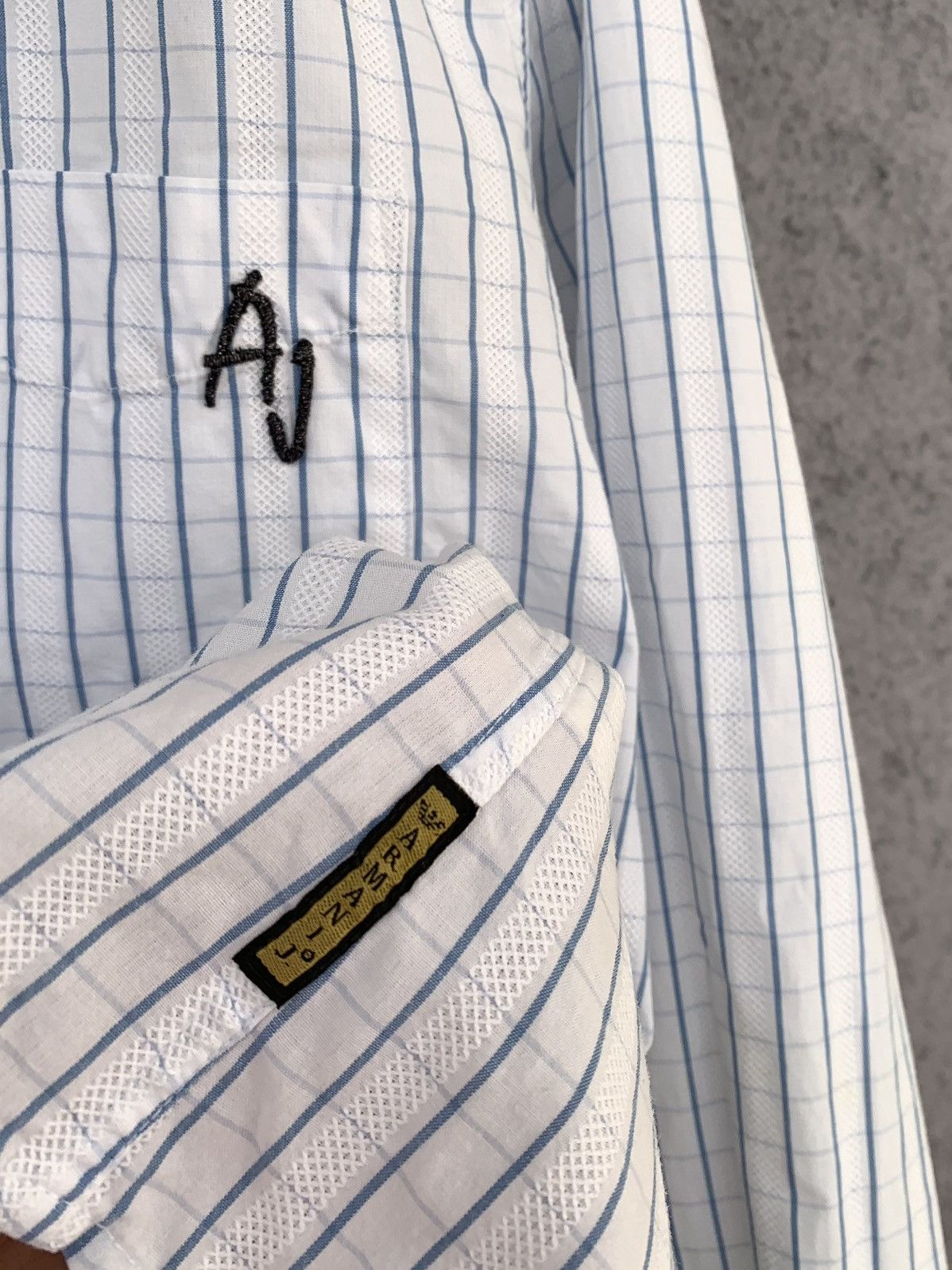 Giorgio Armani Armani Jeans Vintage Long Sleeve Button Shirt Mens Size M-L Size US M / EU 48-50 / 2 - 8 Thumbnail