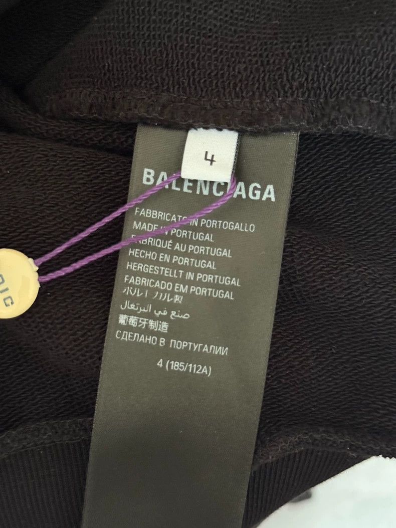 Balenciaga Balenciaga Dripping Graffiti Hooded Sweatshirt, Black Size US XL / EU 56 / 4 - 4 Thumbnail