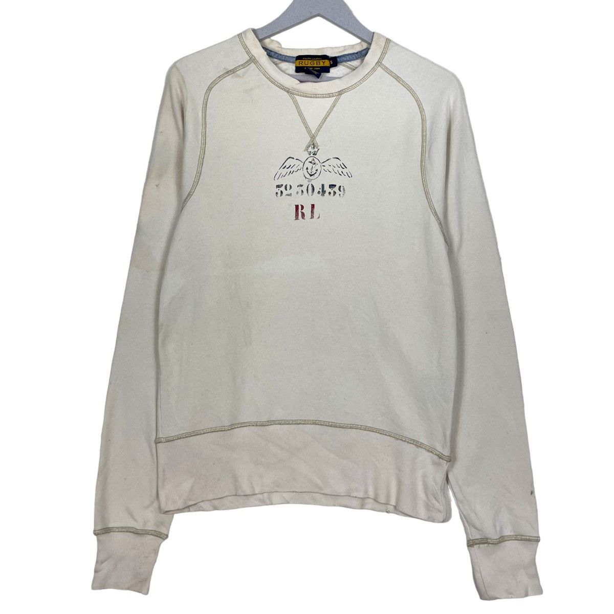 ?RALPH LAUREN POLO RUGBY CREWNECK SWEATSHIRT