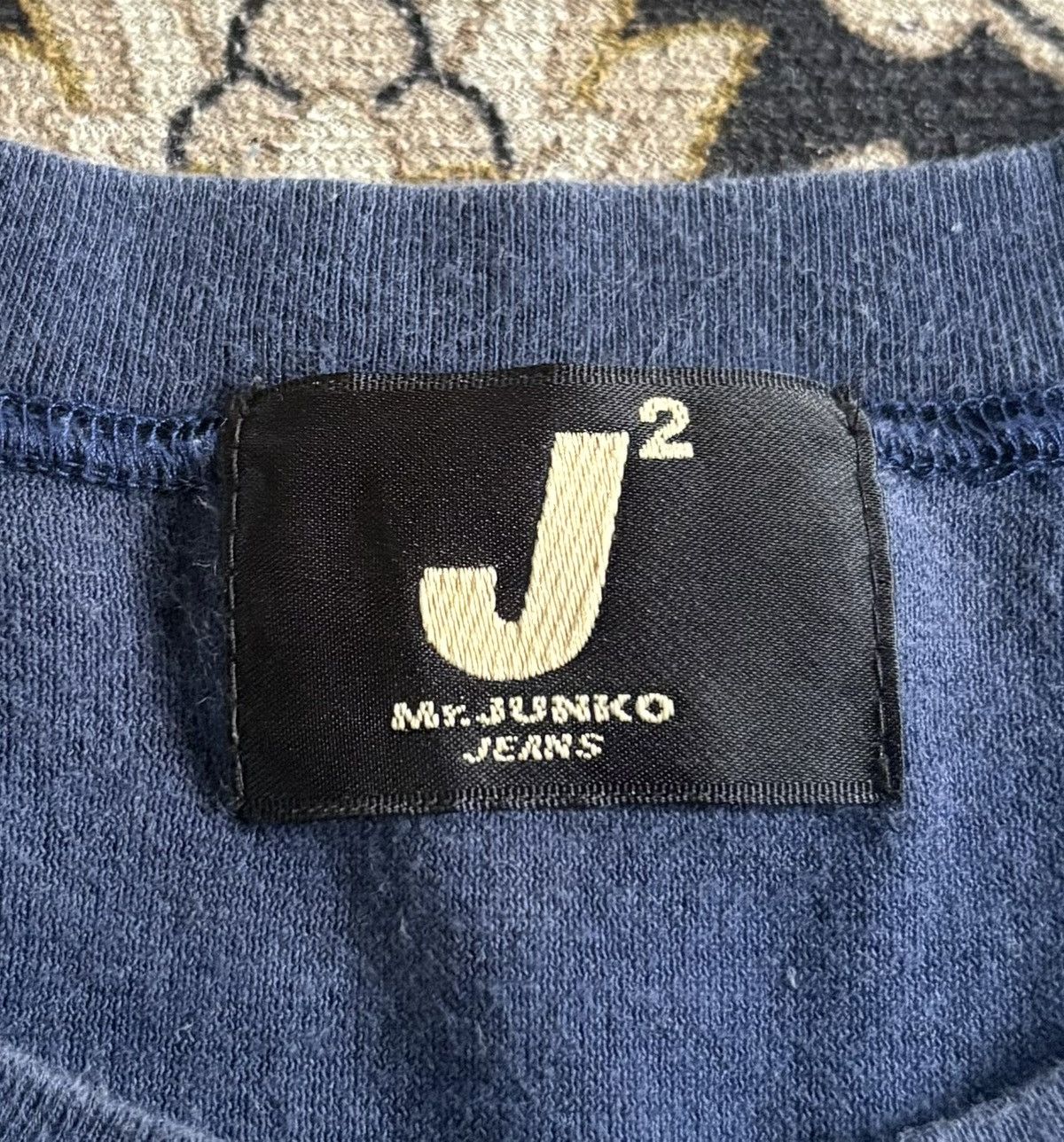 Mr. Junko Vintage Mr.JUNKO Jeans Over Print T-Shirt Size US L / EU 52-54 / 3 - 6 Thumbnail