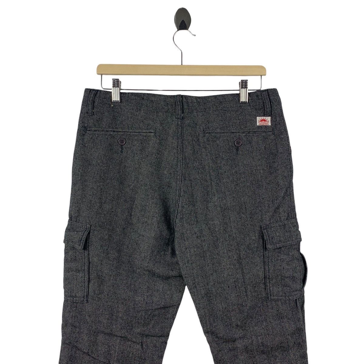 Japanese Brand 291295(labo) Herringbone Cargo pants Size US 32 / EU 48 - 15 Thumbnail