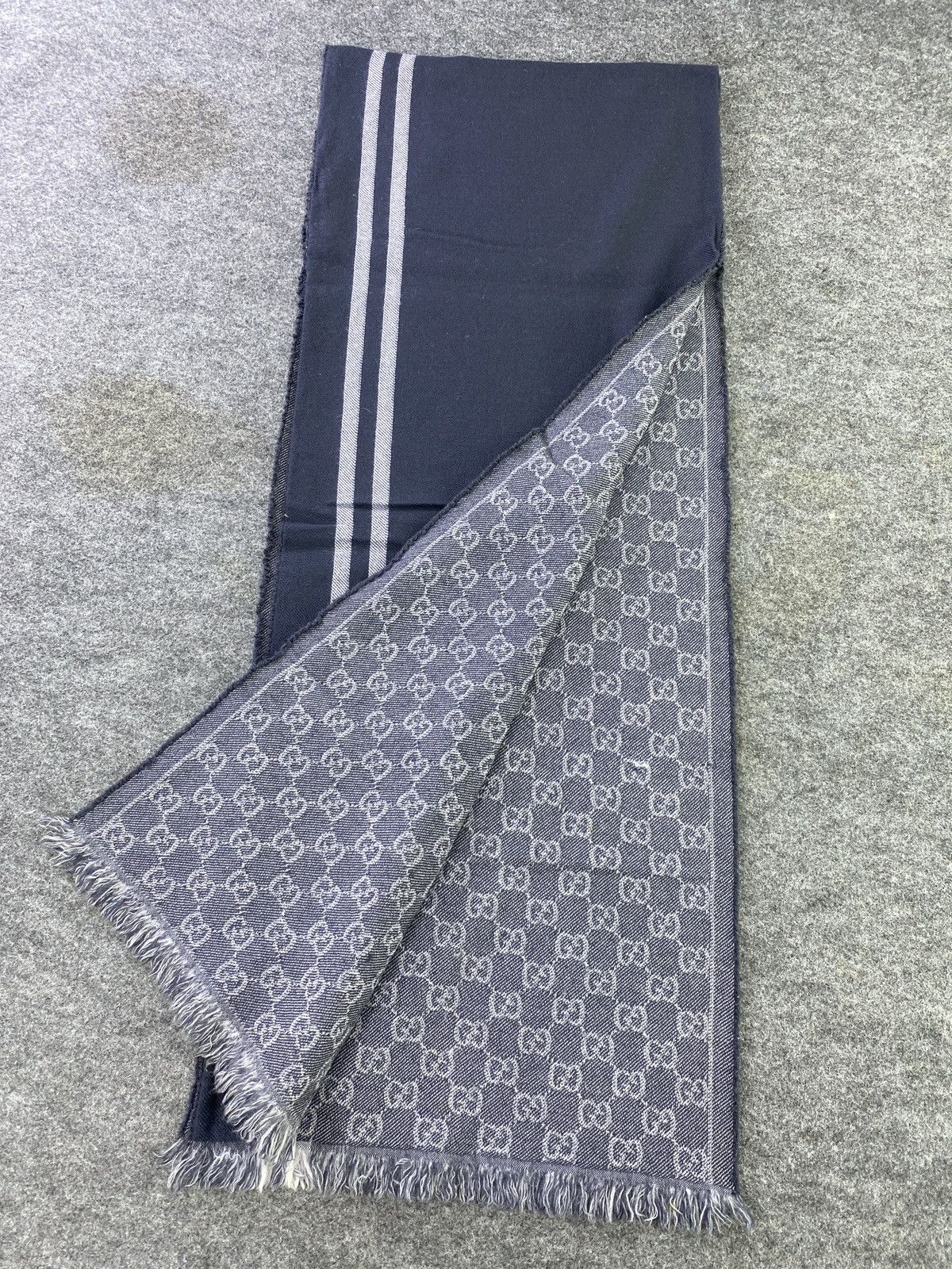 Gucci × Vintage Gucci Scarf / Muffler / Neckwear -T510 Size ONE SIZE - 3 Thumbnail