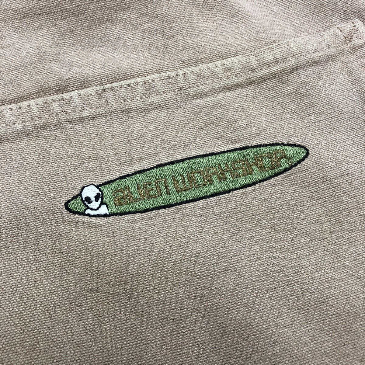 Alien Workshop × Hook-Ups Y2K Alien Workshop Skateboarding Carpenter Baggy Pants Size US 32 / EU 48 - 5 Thumbnail