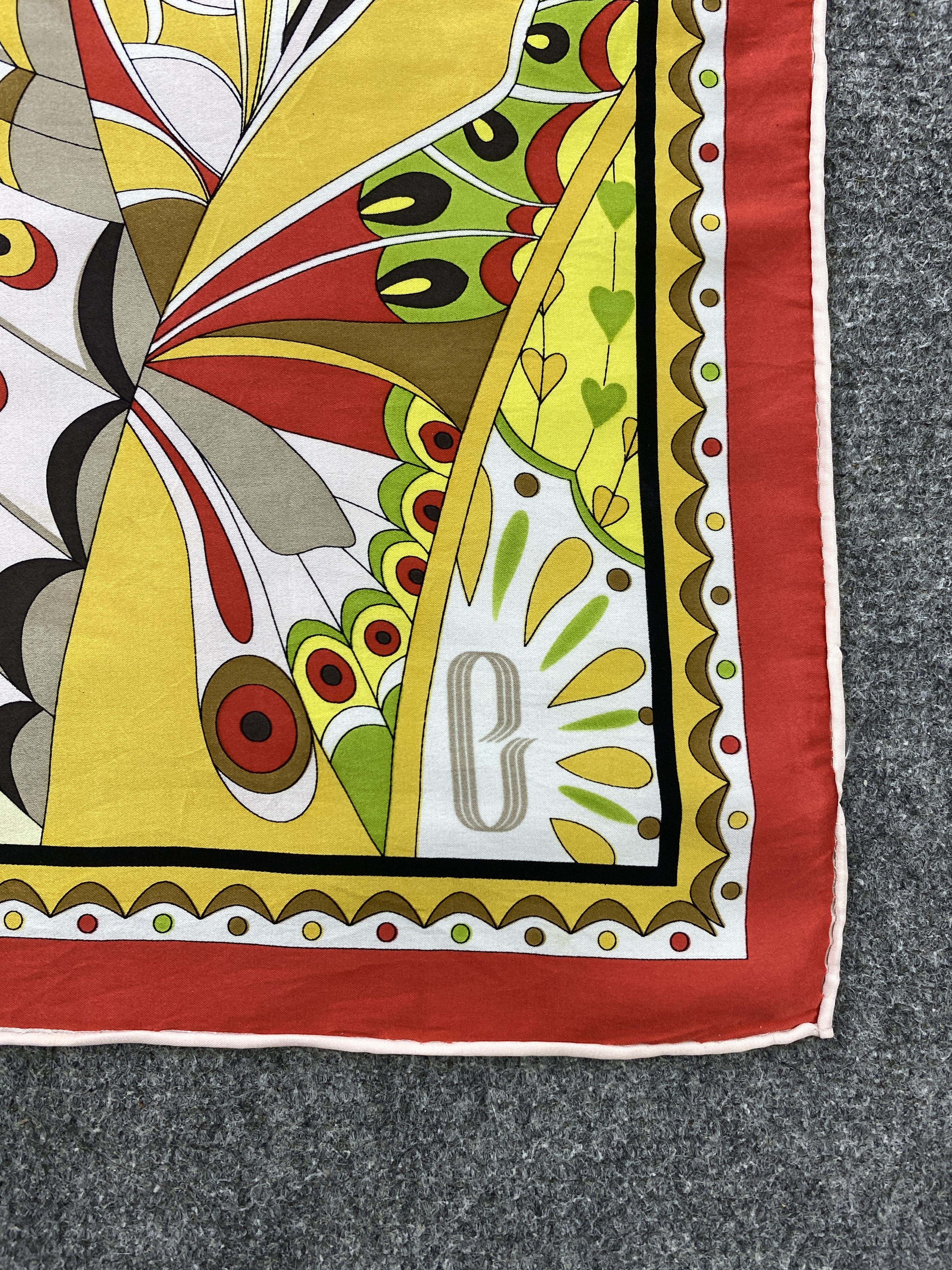Japanese Brand 90s Cathaya Silk Handkerchief Bandana Neckerchief HKC0687 Size ONE SIZE - 6 Thumbnail