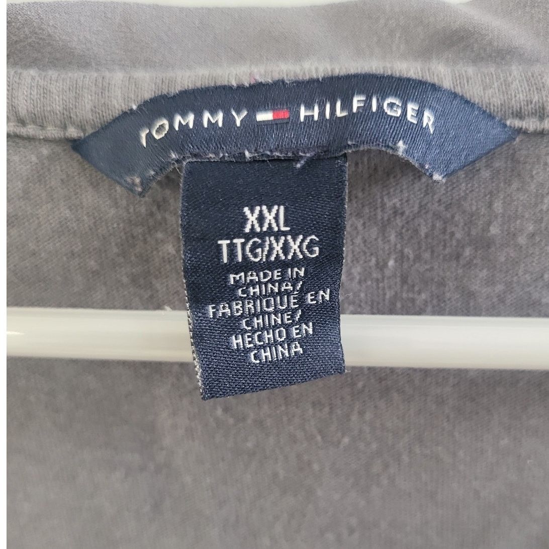 Tommy Hilfiger Tommy Hilfiger Charcoal Gray Mesh Ruffle Sleeve Top - XXL Size XXL / US 16-18 / IT 52-54 - 3 Thumbnail