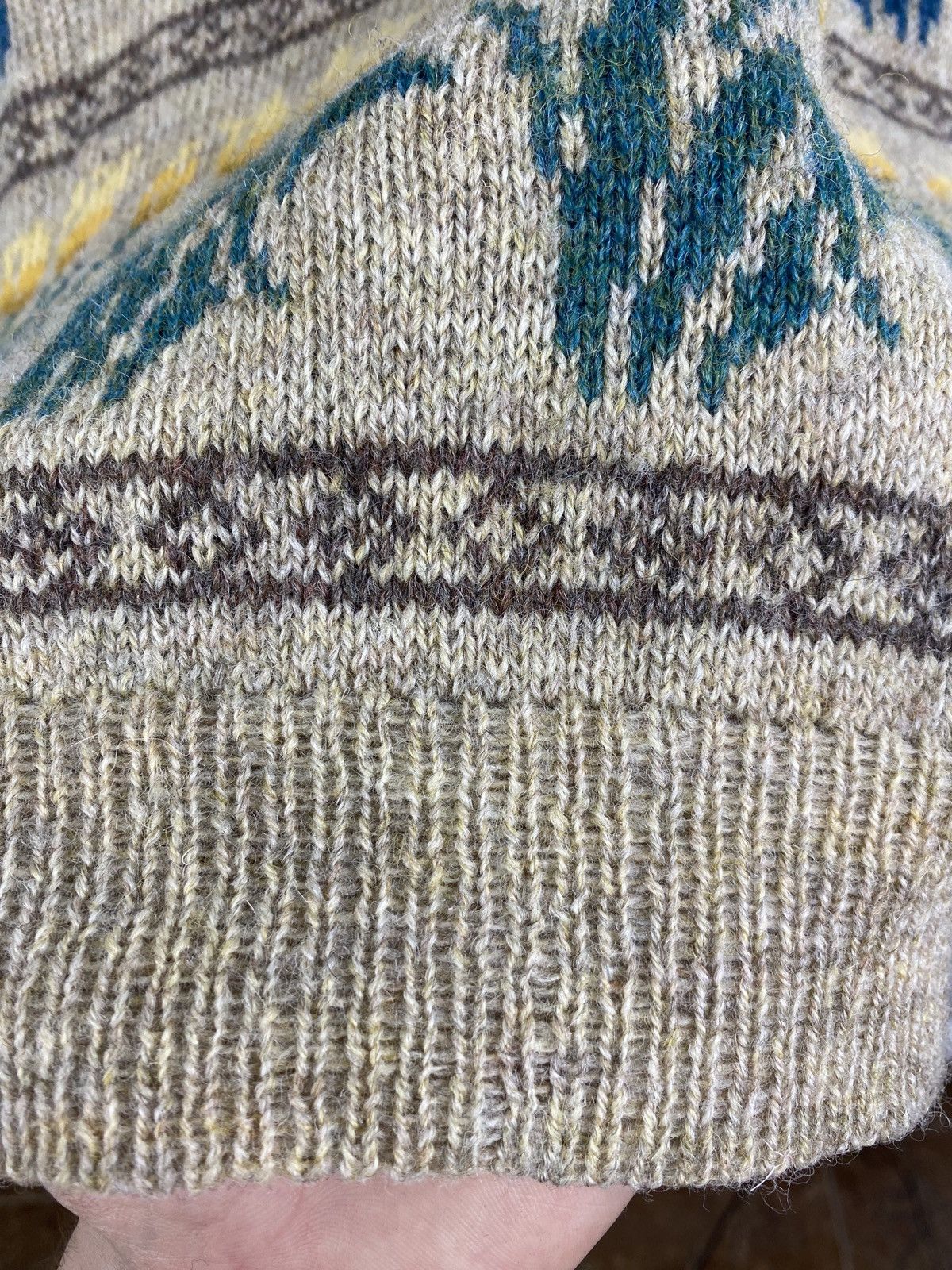 Vintage 🌷 Vintage 90s Y2K Tulips Knit Sweater Retro Rare Hype Size US M / EU 48-50 / 2 - 8 Thumbnail