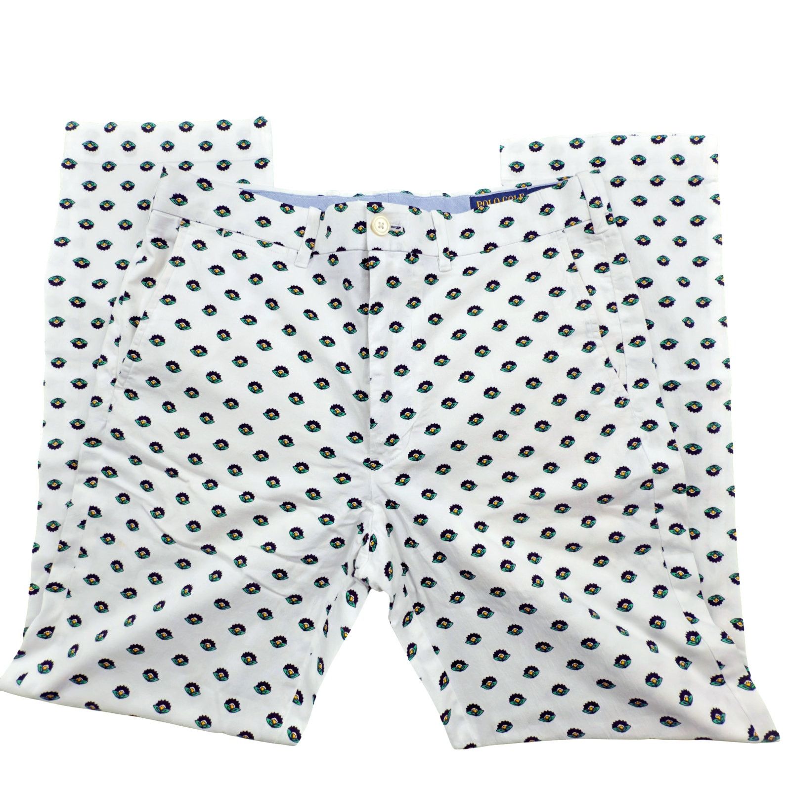 Polo Ralph Lauren Polo Golf Ralph Lauren Chino Tailored Pants Floral 33x30 Size US 33 - 2 Thumbnail