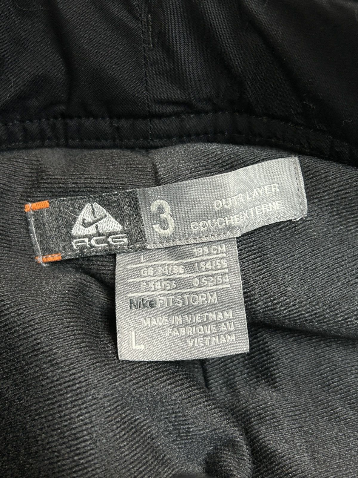 Nike ACG 00s Vintage Nike ACG 2007 Skiwear Pants Trousers Black L Size US 34 / EU 50 - 12 Thumbnail