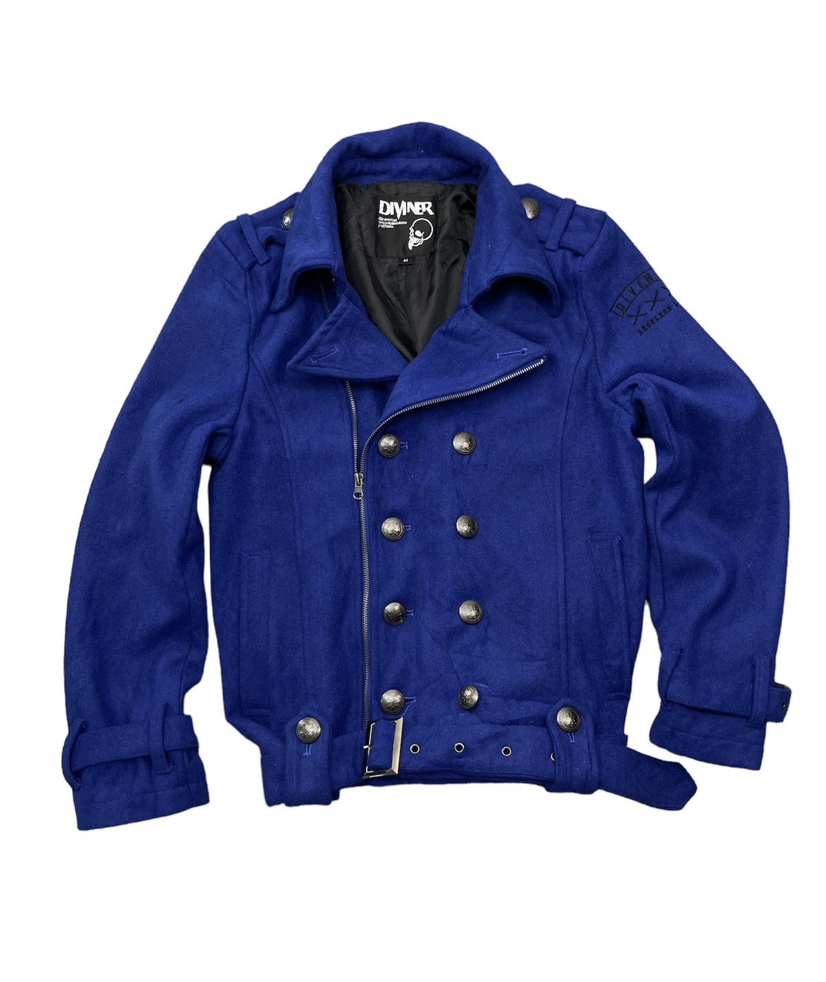 If Six Was Nine × Le Grande Bleu (L.G.B.) Vintage Diviner Japan Double Collar biker Jacket Size US M / EU 48-50 / 2 - 1 Thumbnail