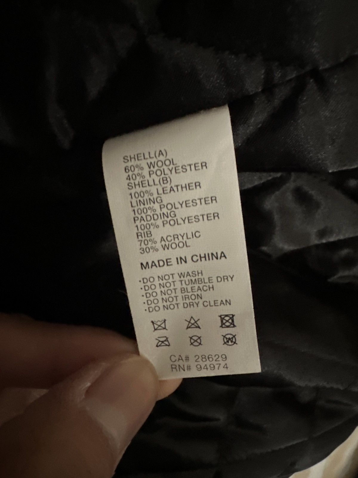 Stussy Stussy 40th Anniversary Varsity Jacket ‘Black’ Size US M / EU 48-50 / 2 - 10 Thumbnail