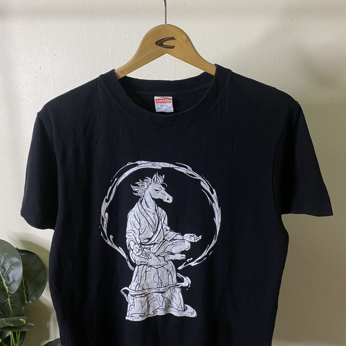 If Six Was Nine Humanoid Horse Meditative Ifsixwasnine Cyber Gothic Punk Tee Size US M / EU 48-50 / 2 - 2 Thumbnail
