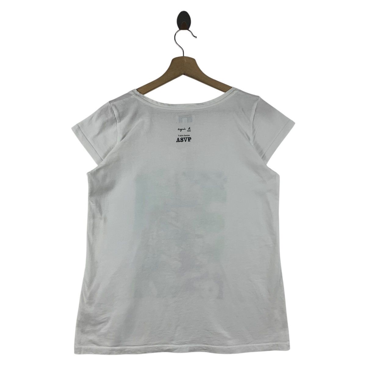 Designer × agnes b. AGNES B tshirt d artiste asvp art printed women tee Size S / US 4 / IT 40 - 4 Thumbnail