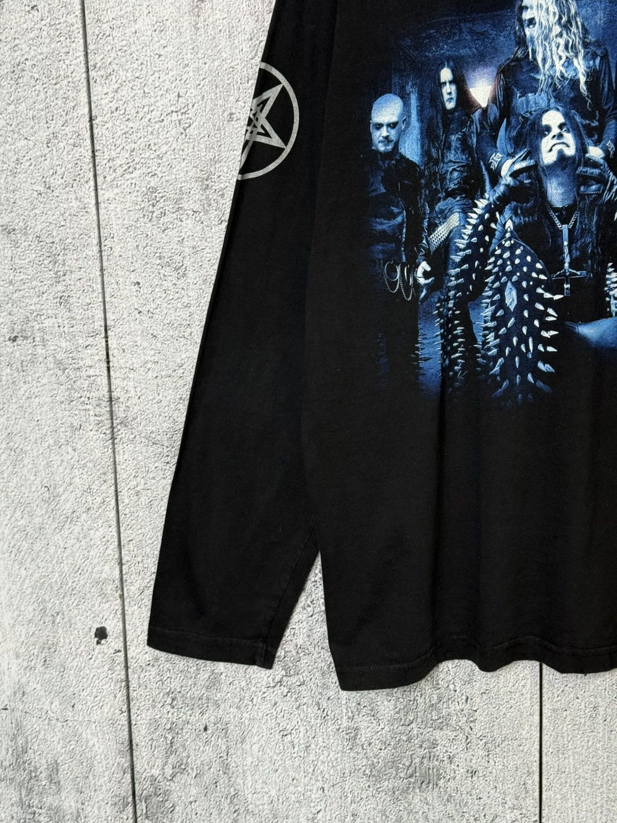 Band Tees Vintage 2003 Dimmu Borgir Death Cult Armageddon Long Sleeve Size US XL / EU 56 / 4 - 14 Thumbnail