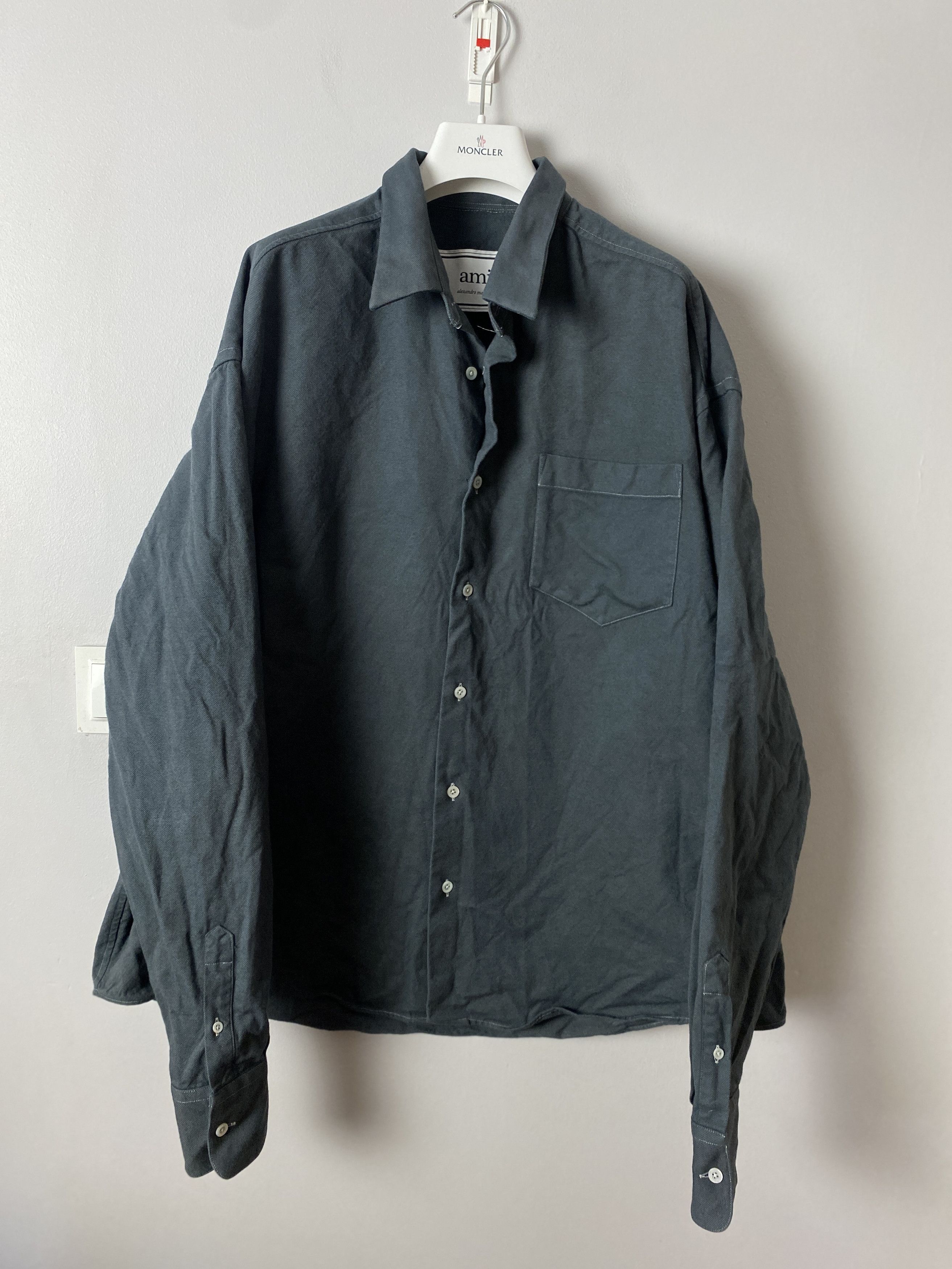 AMI AMI overshirt heavy shirt button ups Size US M / EU 48-50 / 2 - 1 Thumbnail