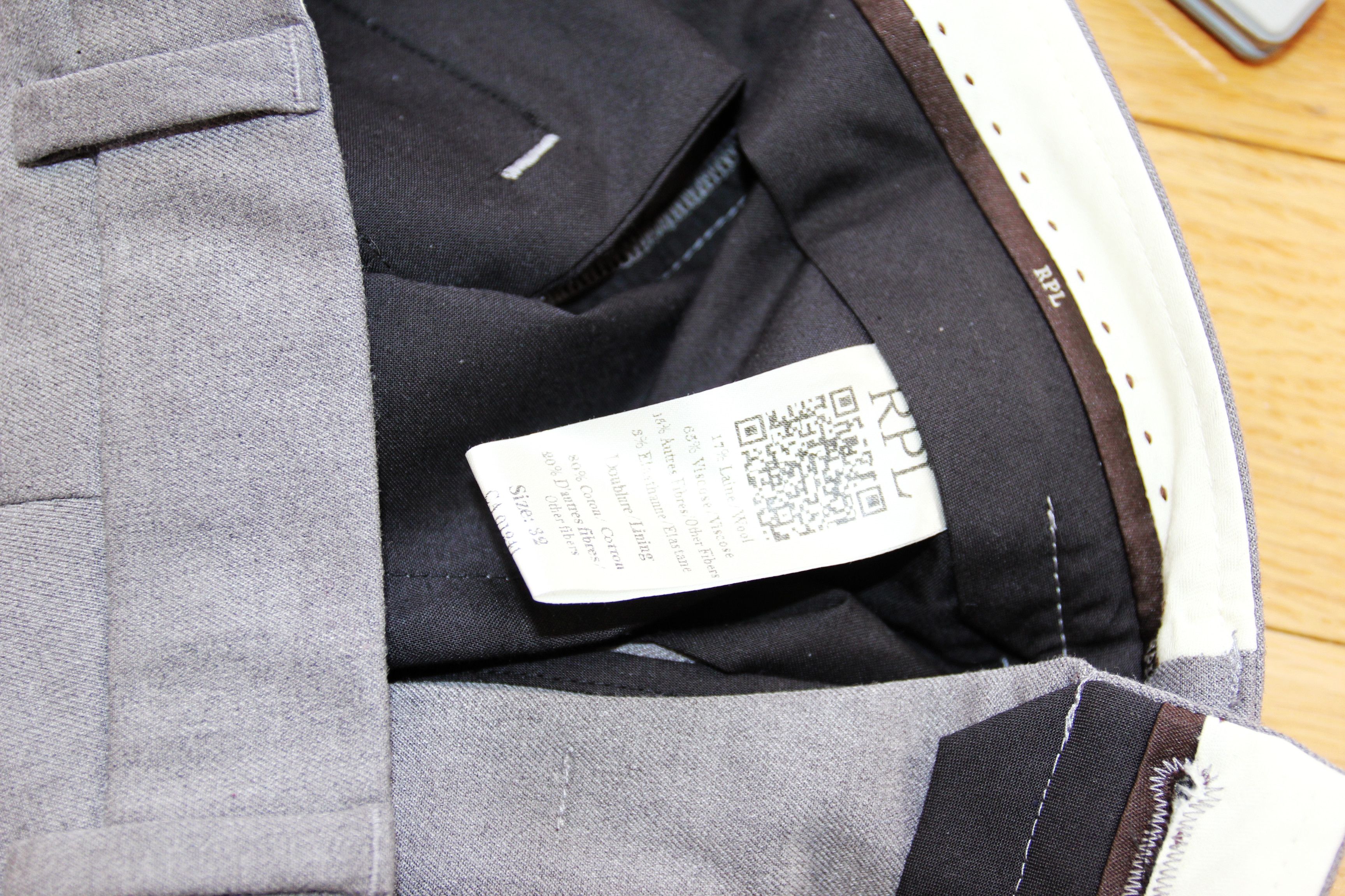 Other BNWT AW24 RPL ROBERTOPLUXURY DRESS PANTS GREY 32 Size US 32 / EU 48 - 8 Thumbnail