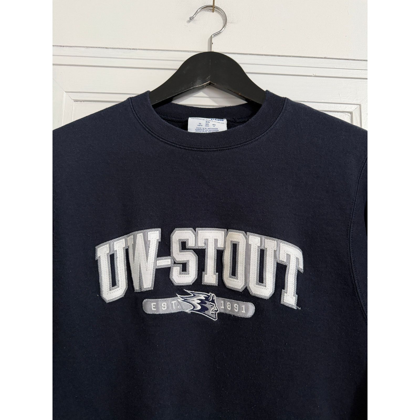 Champion University of Wisconsin Stout Stitched Crewneck Size XS Size US XS / EU 42 / 0 - 2 Thumbnail