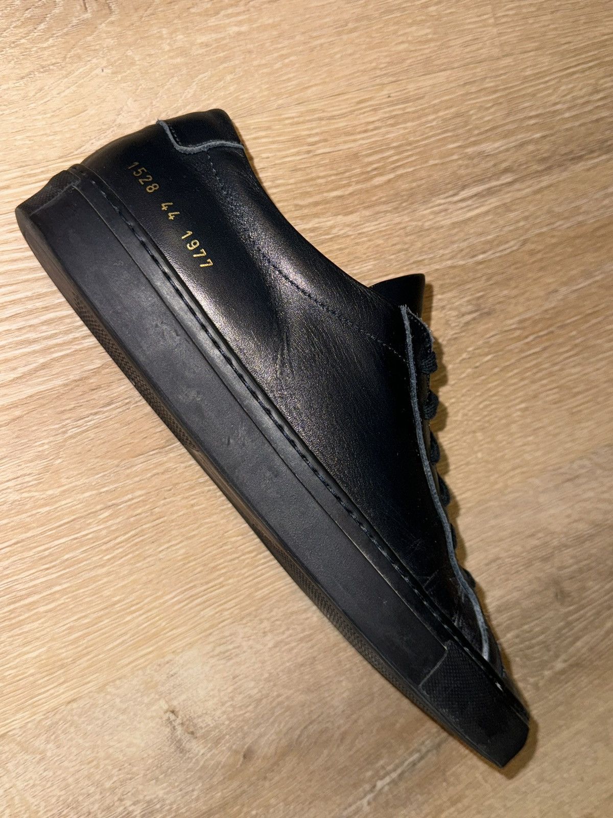 Common Projects Common Projects Achilles Low Black 1528 eu 44 1977 US 11 Size US 11 / EU 44 - 9 Thumbnail