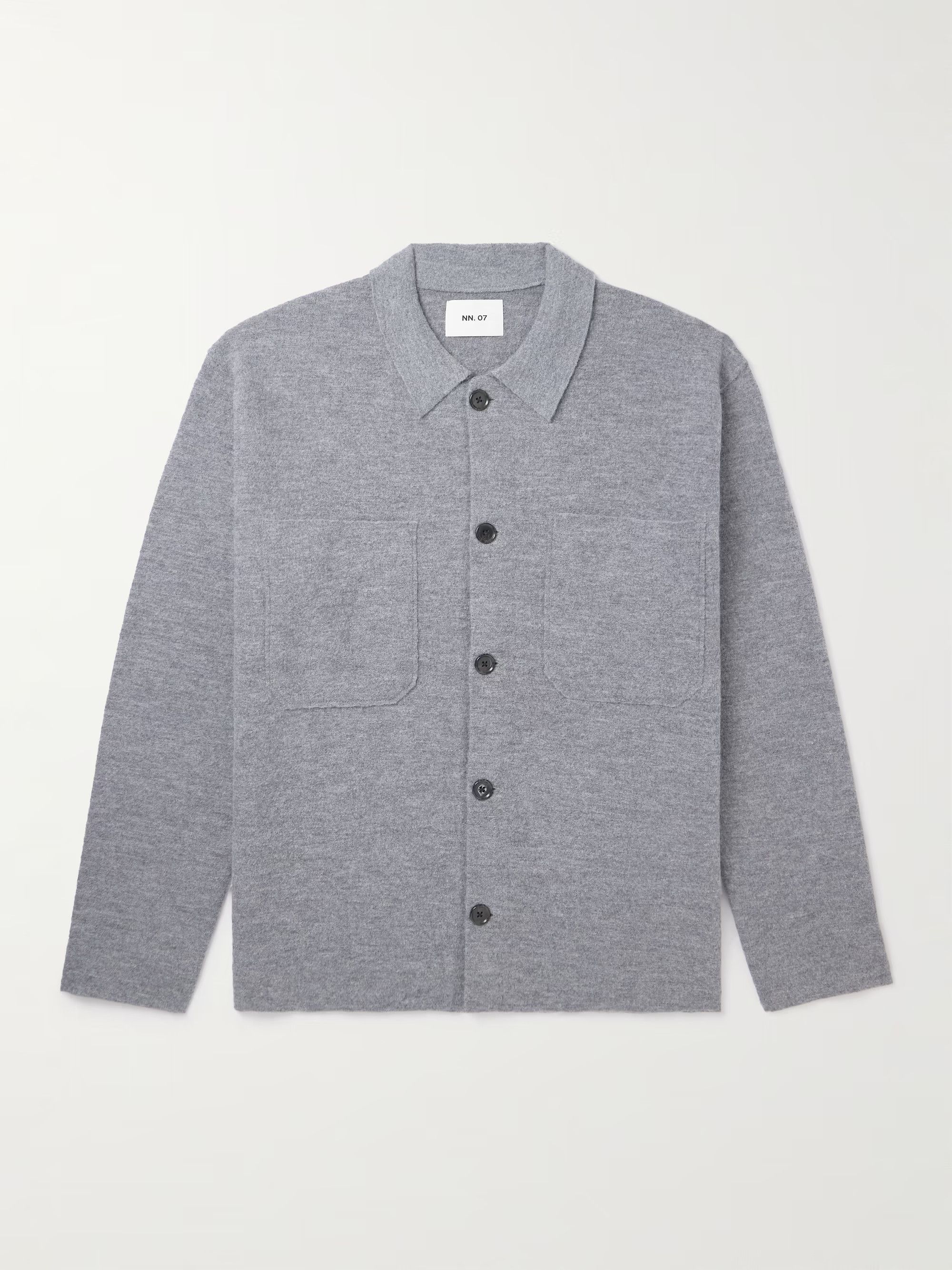 NN07 Jonas 6398 Merino Wool Overshirt