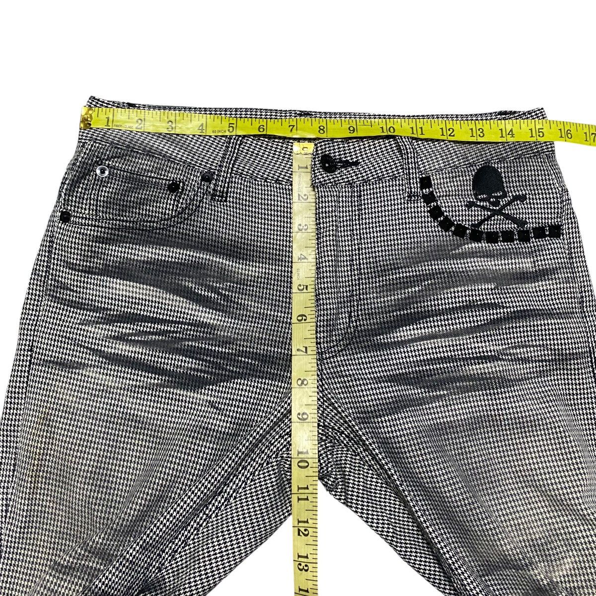 semanticdesign Semantic Design Houndstooth Skull Clawmark Jeans Size US 30 / EU 46 - 15 Thumbnail
