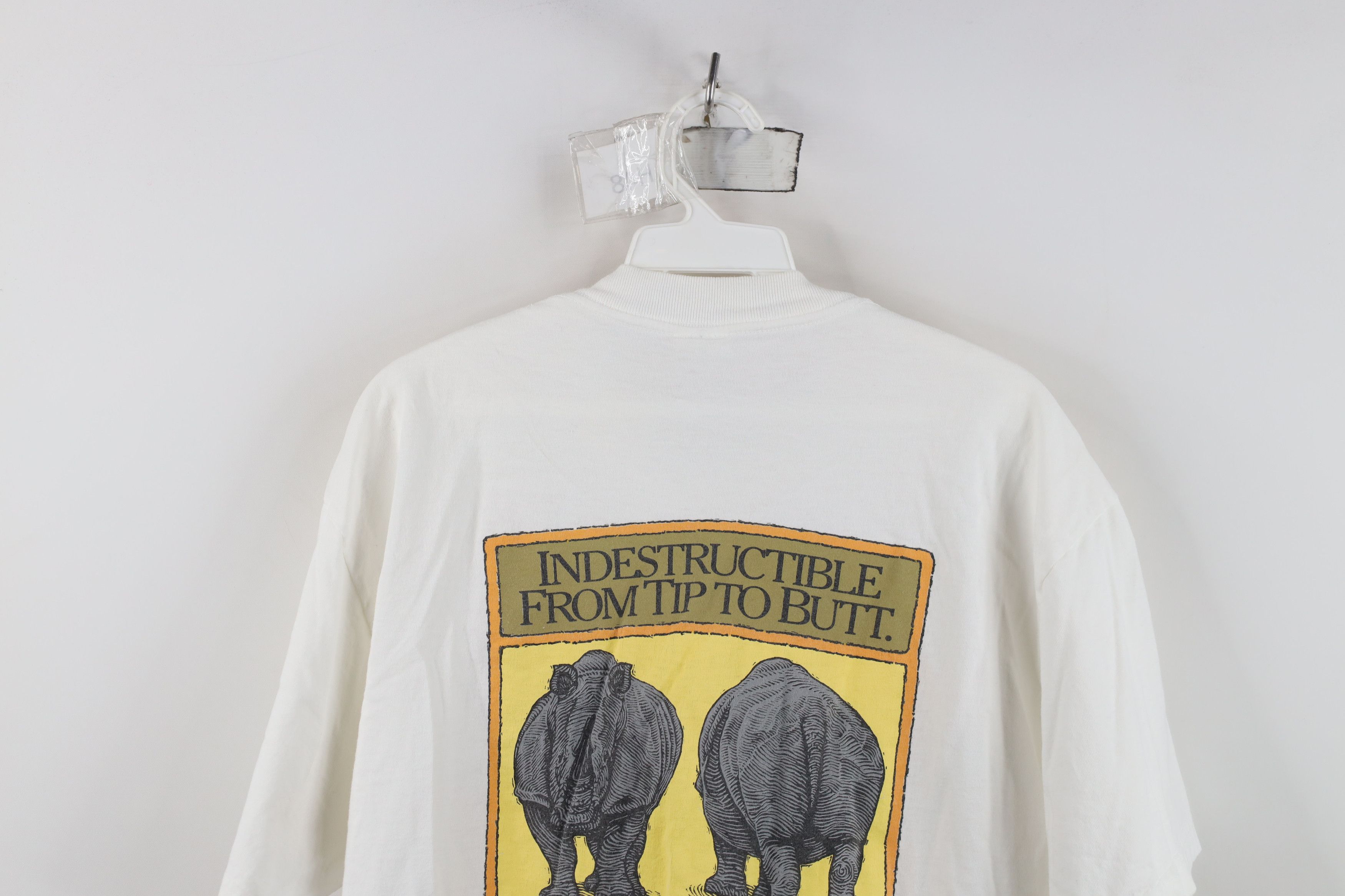 Vintage Vintage 90s Zebco Rhino Rods Fishing Short Sleeve T-Shirt Size US L / EU 52-54 / 3 - 11 Thumbnail