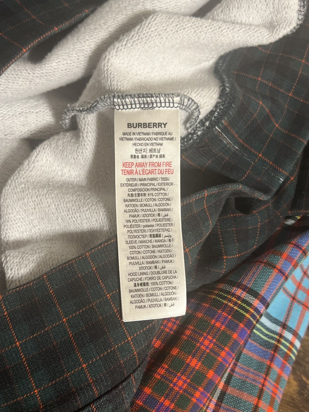 Burberry Burberry green patchwork hoodie Size US L / EU 52-54 / 3 - 5 Thumbnail