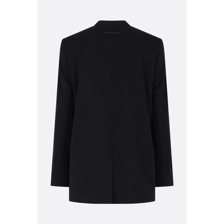 Maison Margiela MM6 Black Wool Blend Tailored Jacket New & Authentic (Women' Size XS / US 0-2 / IT 36-38 - 2 Thumbnail