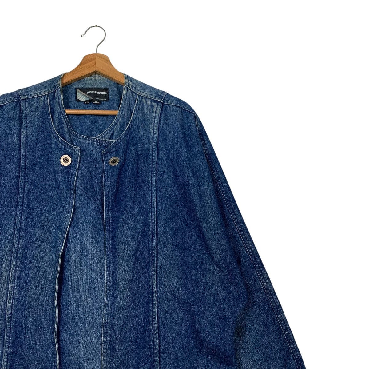 Japanese Brand MEMBERS ONLY Denim Casual Jacket Jean Jacket #2188-C97 Size US L / EU 52-54 / 3 - 5 Thumbnail