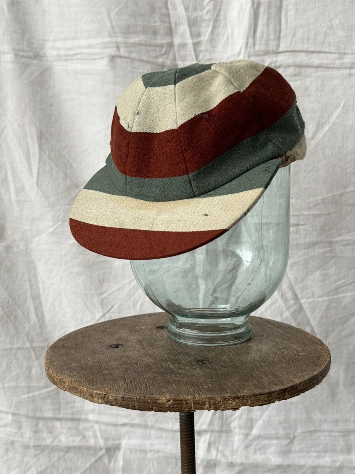 Vintage 1940s Vintage England Faded Wool Cricket Hat Size ONE SIZE - 1 Thumbnail