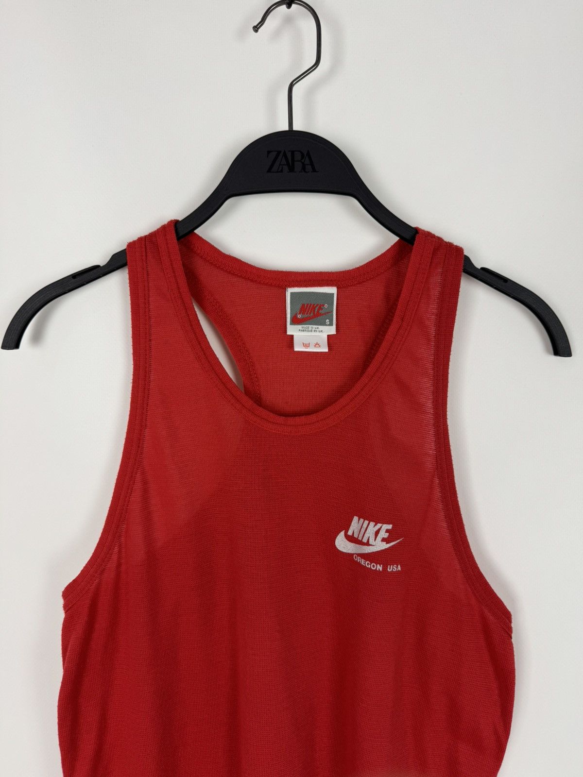 Nike × Vintage 1990’s Vintage Nike Oregon USA Sleeveless Size US S / EU 44-46 / 1 - 2 Thumbnail